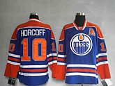 Edmonton Oilers #10 Horcoff LT.blue Jerseys,baseball caps,new era cap wholesale,wholesale hats