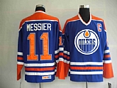 Edmonton Oilers #11 MESSIEK Blue Jerseys,baseball caps,new era cap wholesale,wholesale hats