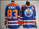 Edmonton Oilers #83 Hemsky blue Jerseys,baseball caps,new era cap wholesale,wholesale hats