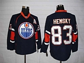 Edmonton Oilers #83 Hemsky navy Jerseys,baseball caps,new era cap wholesale,wholesale hats