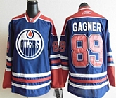 Edmonton Oilers #89 Gagner Royal Blue Jerseys,baseball caps,new era cap wholesale,wholesale hats