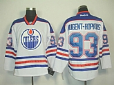 Edmonton Oilers #93 NUGENT-HOPKINS White Jerseys,baseball caps,new era cap wholesale,wholesale hats