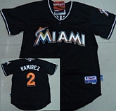 Florida Marlins #2 Hanley Ramirez 2012 New Black Jerseys,baseball caps,new era cap wholesale,wholesale hats