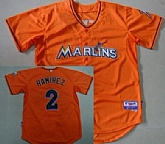 Florida Marlins #2 Hanley Ramirez 2012 New Orange Jerseys,baseball caps,new era cap wholesale,wholesale hats