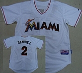 Florida Marlins #2 Hanley Ramirez 2012 New White Jerseys,baseball caps,new era cap wholesale,wholesale hats