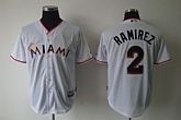 Florida Marlins #2 Ramirez White Jerseys,baseball caps,new era cap wholesale,wholesale hats