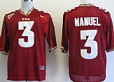 Florida State Seminoles #3 E.J. Manuel Red Jerseys,baseball caps,new era cap wholesale,wholesale hats