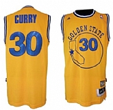 Golden State Warriors #30 Stephen Curry ABA Hardwood Classic Swingman Yellow Jerseys,baseball caps,new era cap wholesale,wholesale hats