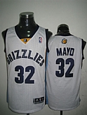 Grizzlies #32 Mayo White Jerseys,baseball caps,new era cap wholesale,wholesale hats