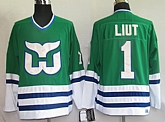 Hartford Whalers #1 LIUT Green Jerseys,baseball caps,new era cap wholesale,wholesale hats