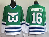 Hartford Whalers #16 Verbeek Green Jerseys,baseball caps,new era cap wholesale,wholesale hats