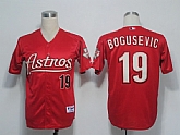 Houston Astros #19 Bogusevic Red Jerseys,baseball caps,new era cap wholesale,wholesale hats