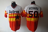Houston Astros #50 Richard White-Orange Jerseys,baseball caps,new era cap wholesale,wholesale hats