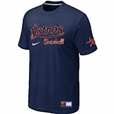 Houston Astros D.Blue Nike Short Sleeve Practice T-Shirt,baseball caps,new era cap wholesale,wholesale hats