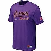 Houston Astros Purple Nike Short Sleeve Practice T-Shirt,baseball caps,new era cap wholesale,wholesale hats
