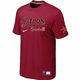 Houston Astros Red Nike Short Sleeve Practice T-Shirt,baseball caps,new era cap wholesale,wholesale hats