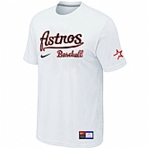 Houston Astros White Nike Short Sleeve Practice T-Shirt,baseball caps,new era cap wholesale,wholesale hats