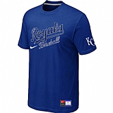 Kansas City Royals Blue Nike Short Sleeve Practice T-Shirt,baseball caps,new era cap wholesale,wholesale hats