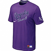 Kansas City Royals Purple Nike Short Sleeve Practice T-Shirt,baseball caps,new era cap wholesale,wholesale hats