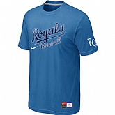 Kansas City Royals light Blue Nike Short Sleeve Practice T-Shirt,baseball caps,new era cap wholesale,wholesale hats