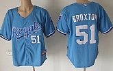 Kansas Royals #51 Jonathan Broxton Light Blue Jerseys,baseball caps,new era cap wholesale,wholesale hats