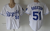 Kansas Royals #51 Jonathan Broxton White Jerseys,baseball caps,new era cap wholesale,wholesale hats