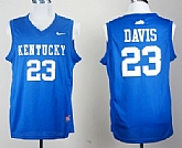 Kentucky Wildcats #23 Anthony Davis Royal Blue College Jerseys,baseball caps,new era cap wholesale,wholesale hats