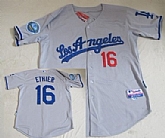 Los Angeles Dodgers #16 Andre Ethier Gray 50TH Jerseys,baseball caps,new era cap wholesale,wholesale hats