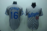 Los Angeles Dodgers #16 Ethier Gray Jerseys,baseball caps,new era cap wholesale,wholesale hats