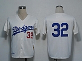 Los Angeles Dodgers #32 Koufax Cream M&N 1958 Jerseys,baseball caps,new era cap wholesale,wholesale hats