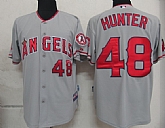 Los Angeles Dodgers #48 Hunter Grey Jerseys,baseball caps,new era cap wholesale,wholesale hats