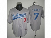 Los Angeles Dodgers #7 James Loney gray Jerseys,baseball caps,new era cap wholesale,wholesale hats