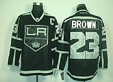 Los Angeles Kings #23 Dustin Brown 2012 Black Ice Jerseys,baseball caps,new era cap wholesale,wholesale hats