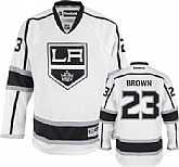 Los Angeles Kings #23 Dustin Brown White Jerseys,baseball caps,new era cap wholesale,wholesale hats