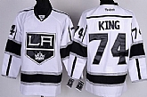 Los Angeles Kings #74 Dwight King White Jerseys,baseball caps,new era cap wholesale,wholesale hats