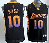 Los Angeles Lakers #10 Steve Nash 2012 Vibe Black Fashion Jerseys,baseball caps,new era cap wholesale,wholesale hats