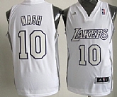 Los Angeles Lakers #10 Steve Nash Revolution 30 Swingman White Big Color Jerseys,baseball caps,new era cap wholesale,wholesale hats