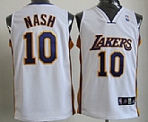 Los Angeles Lakers #10 Steve Nash White Authentic Jerseys,baseball caps,new era cap wholesale,wholesale hats