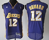 Los Angeles Lakers #12 Dwight Howard Purple Swingman Jerseys,baseball caps,new era cap wholesale,wholesale hats