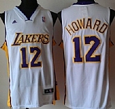 Los Angeles Lakers #12 Dwight Howard Revolution 30 Swingman White Jerseys,baseball caps,new era cap wholesale,wholesale hats