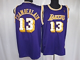Los Angeles Lakers #13 Chamberlain Purple Throwback Jerseys,baseball caps,new era cap wholesale,wholesale hats