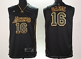 Los Angeles Lakers #16 Gasol black Jerseys,baseball caps,new era cap wholesale,wholesale hats
