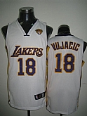 Los Angeles Lakers #18 Vujacic white Jerseys,baseball caps,new era cap wholesale,wholesale hats