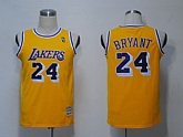 Los Angeles Lakers #24 Bryant Yellow M&N Jerseys,baseball caps,new era cap wholesale,wholesale hats