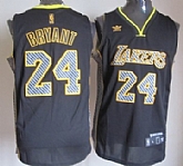 Los Angeles Lakers #24 Kobe Bryant Black Electricity Fashion Jerseys,baseball caps,new era cap wholesale,wholesale hats