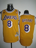 Los Angeles Lakers #8 Bryant yellow throwback Jerseys,baseball caps,new era cap wholesale,wholesale hats