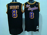 Los Angeles Lakers #8 Kobe Bryant Black Throwback Jerseys,baseball caps,new era cap wholesale,wholesale hats