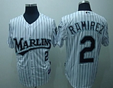 Marlins #2 Ramirez white Jerseys,baseball caps,new era cap wholesale,wholesale hats