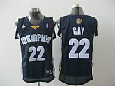 Memphis Grizzlies #22 Gay Dark Blue Swingman Jerseys,baseball caps,new era cap wholesale,wholesale hats