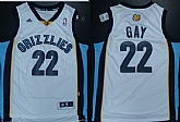 Memphis Grizzlies #22 Rudy Gay Revolution 30 Swingman White Jerseys,baseball caps,new era cap wholesale,wholesale hats
